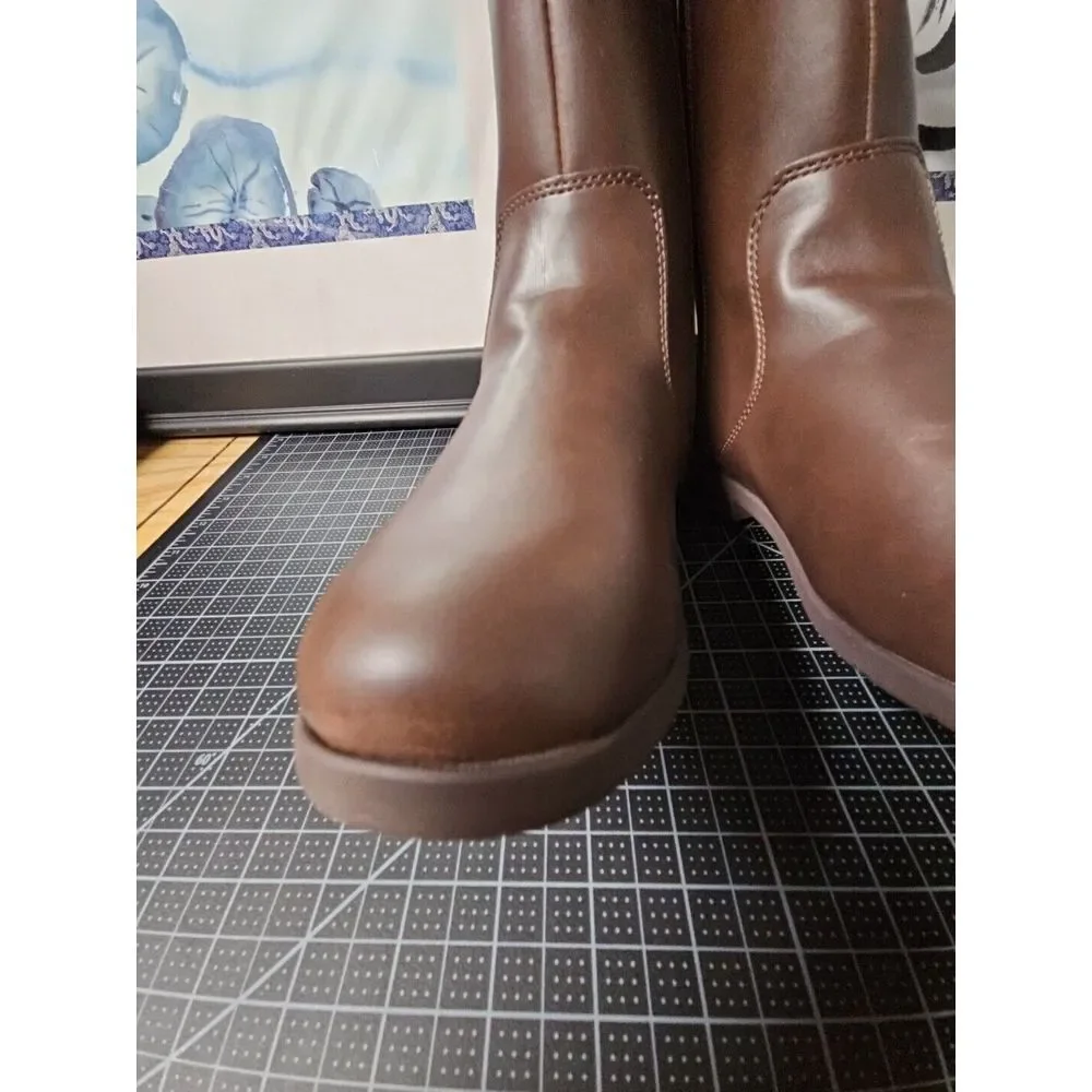 Stride‎ Rite Kids UK4/ US 5M Big kid BROWN Josephine Boots youth girl